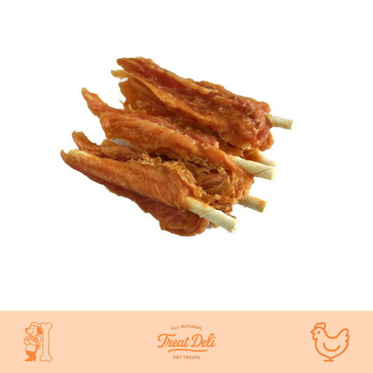 Chicken Rawhide Lollipops